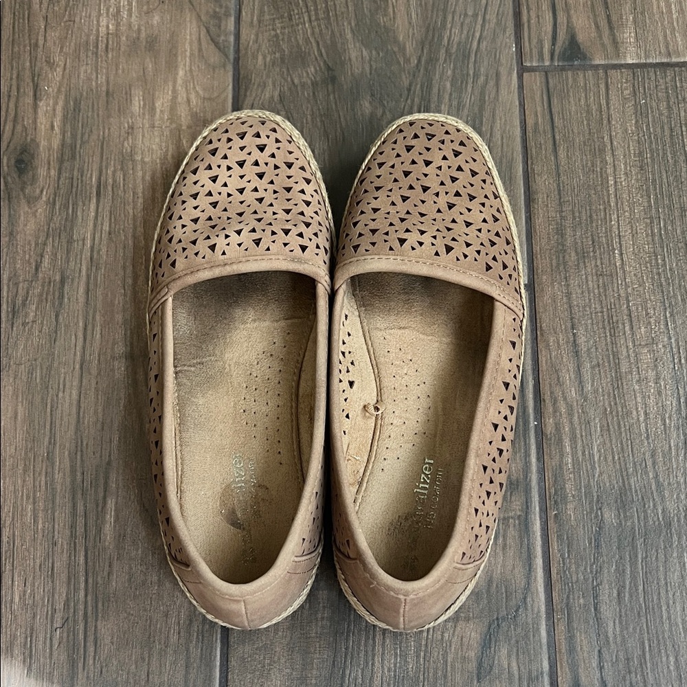 Naturalizer Tan Espadrille Flats - Picture 2 of 5